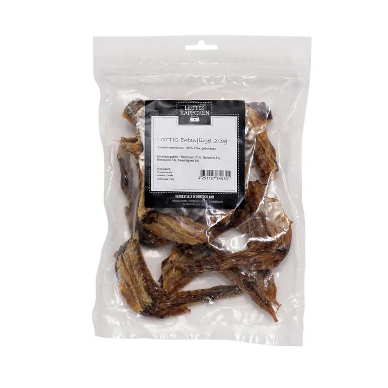 LOTTIS HÄPPCHEN Entenflügel 250 g Meistverkauft